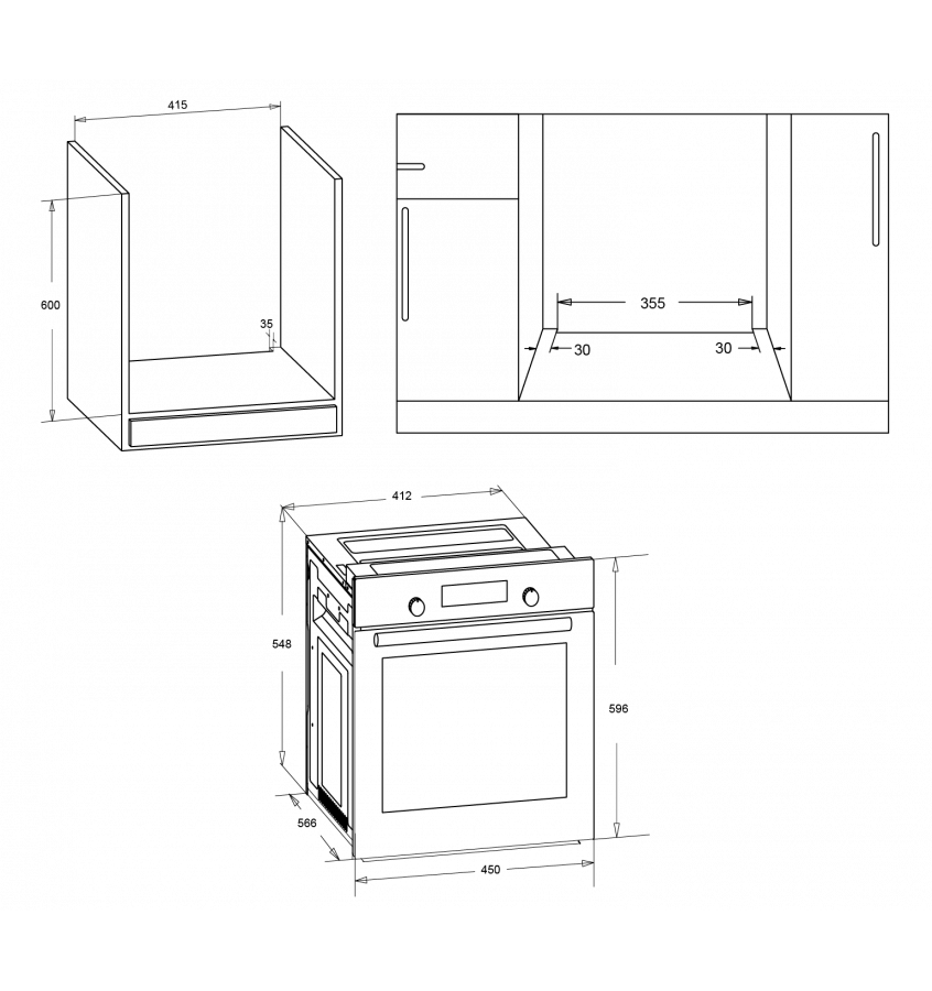 Elektro-Backofen MPM-45-BO-20