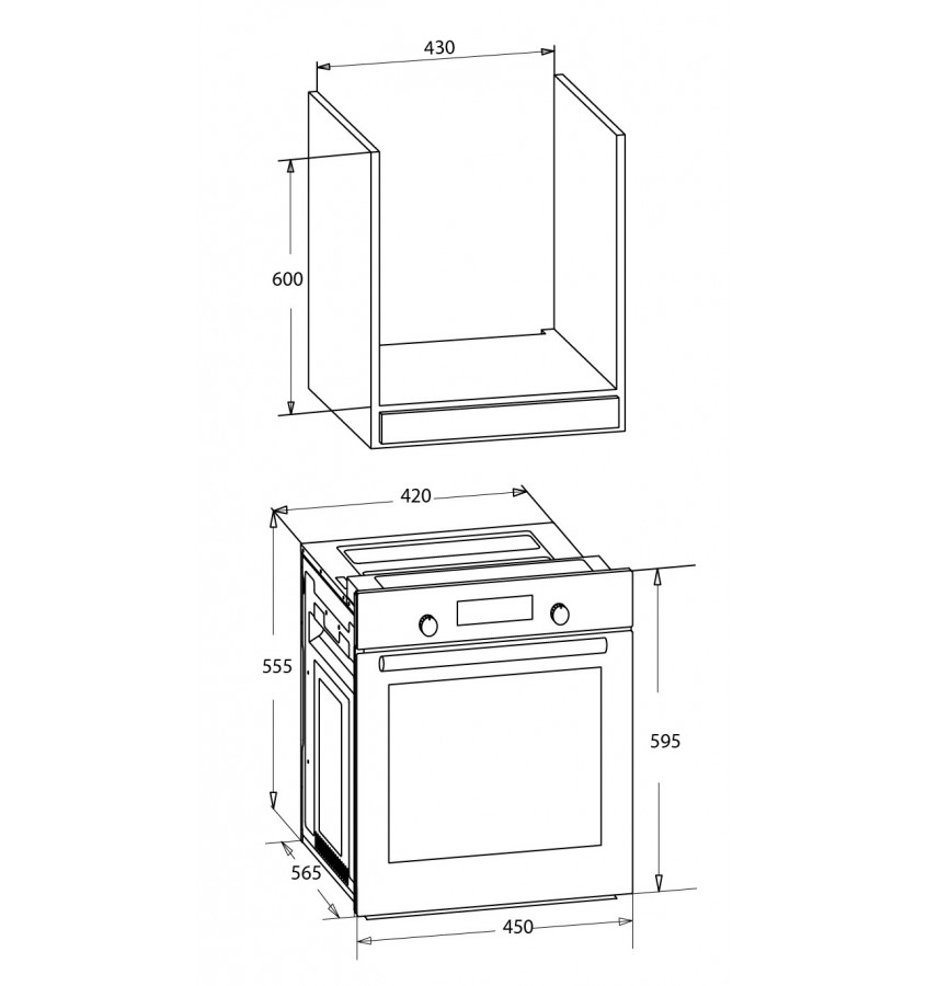 Elektrobackofen MPM-45-BO-22