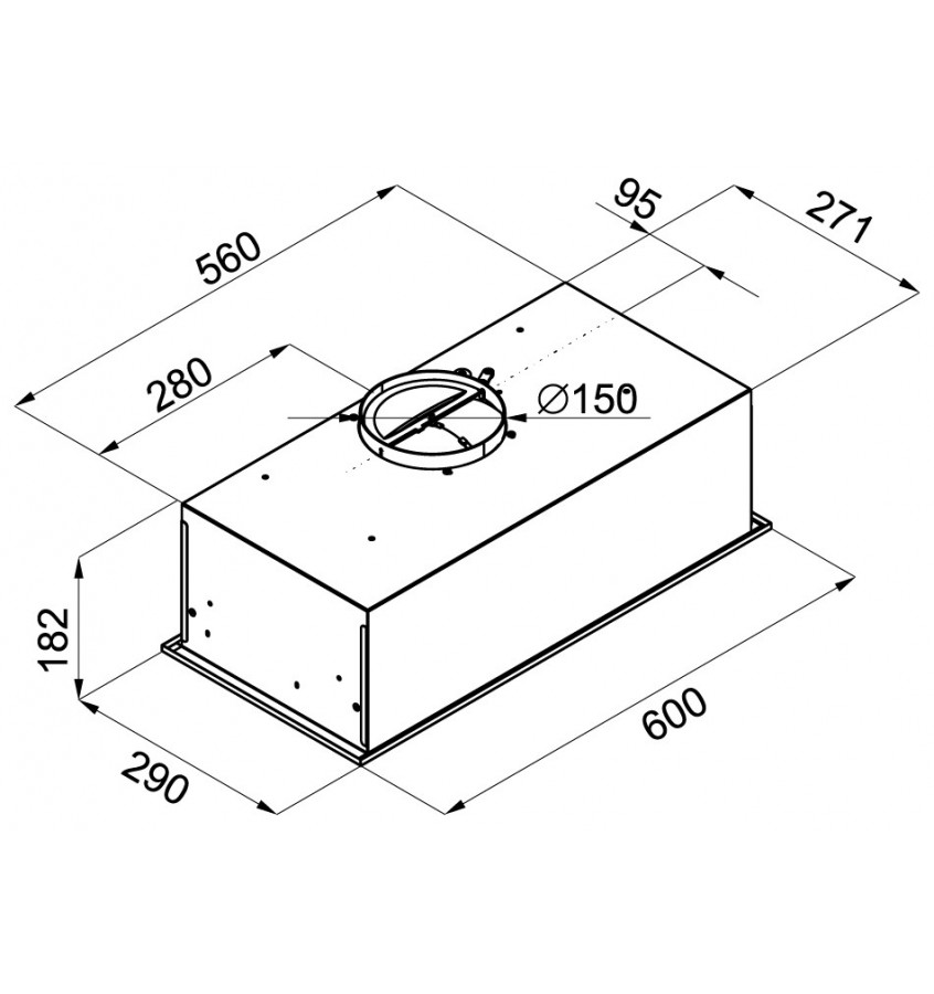 Okap teleskopowy MPM-61-OS-65