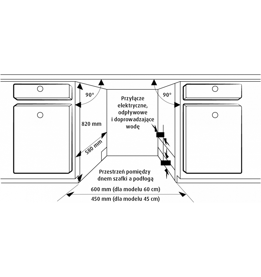 Zmywarka do zabudowy MPM-60-ZMI-04