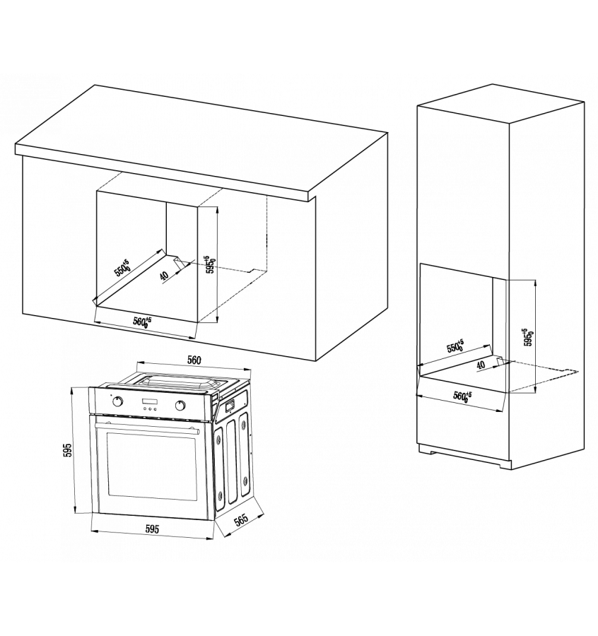 Elektro-Backofen MPM-63-BO-26
